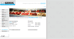 Desktop Screenshot of frische-tiernahrung.de
